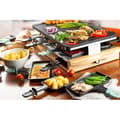 Miniatyrbild 5 av 6: DOMO DO9246G - Bambu raclette-grillapparat - 1200W - 3 nivåer - 8 personer - Beständighet i rostfritt stål