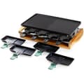 Miniatyrbild 1 av 6: DOMO DO9246G - Bambu raclette-grillapparat - 1200W - 3 nivåer - 8 personer - Beständighet i rostfritt stål