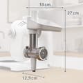 Miniatyrbild 3 av 6: Köttkvarn för köksmaskin MUM5 - BOSCH - MUZ5FW1 - Perforerad skiva i rostfritt stål (diameter 4,5 mm)