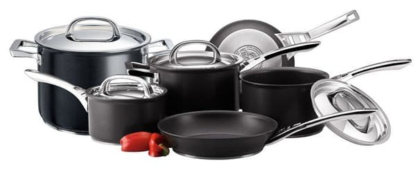 Meyer Kökskärl Set - 61105 - Circulon Infinite Anodiserad Kökskärl Set, 6-delad
