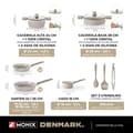 Miniatyrbild 4 av 6: MONIX Danmark | Kökset med 10 delar, aluminium med non-stick beläggning, alla värmekällor inklusive induktion