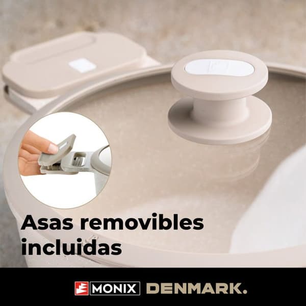 MONIX Danmark | Kökset med 10 delar, aluminium med non-stick beläggning, alla värmekällor inklusive induktion