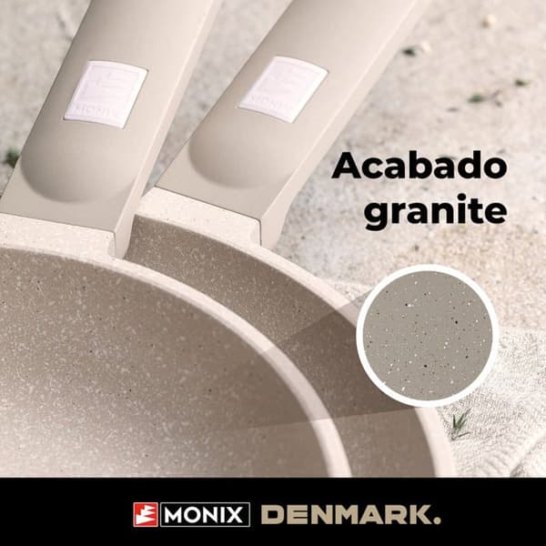 MONIX Danmark | Kökset med 10 delar, aluminium med non-stick beläggning, alla värmekällor inklusive induktion
