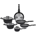 Miniatyrbild 1 av 4: Tognana Italika Premium Set med non-stick grytor och stekpannor, Set med 3 stekpannor, 3 grytor, 3 glaskåpor, 9 delar