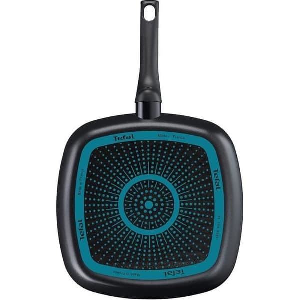 Tefal B55540 Easy Cook Clean grillpanna - 26 x 26 cm - Non-stick beläggning - Säker - Termiskt signal - Stabil botten - F