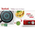 Miniatyrbild 4 av 4: Tefal B55540 Easy Cook Clean grillpanna - 26 x 26 cm - Non-stick beläggning - Säker - Termiskt signal - Stabil botten - F