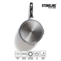 Miniatyrbild 2 av 4: STONELINE® FUTURE Kokkärlsset 8 st - med glaslock med silfunktion - Non-stick beläggning - Induktion
