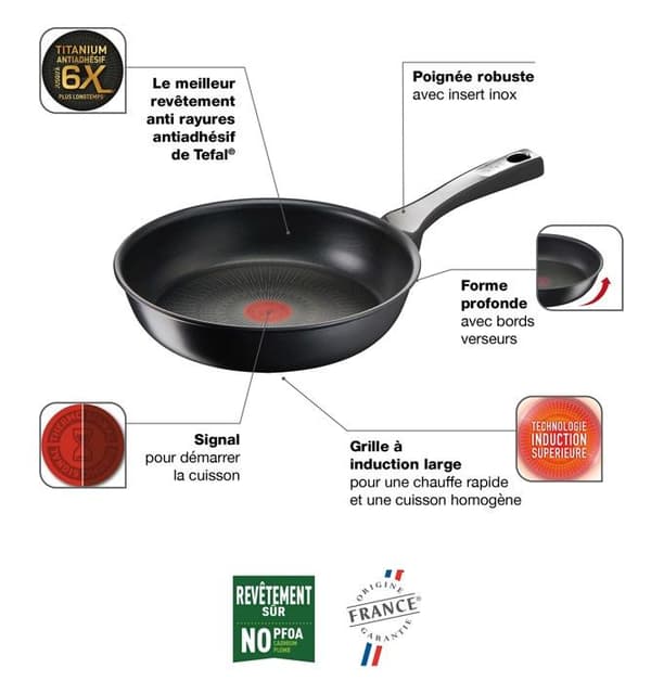 Tefal kokkärl - 06GU - G6 UNBEGRÄNSAD PÅ IH
