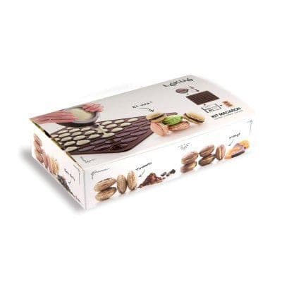 Macaron Kit - Lékué - 48 avtryck - 100 % platinasilikon - Beständig upp till +220°C