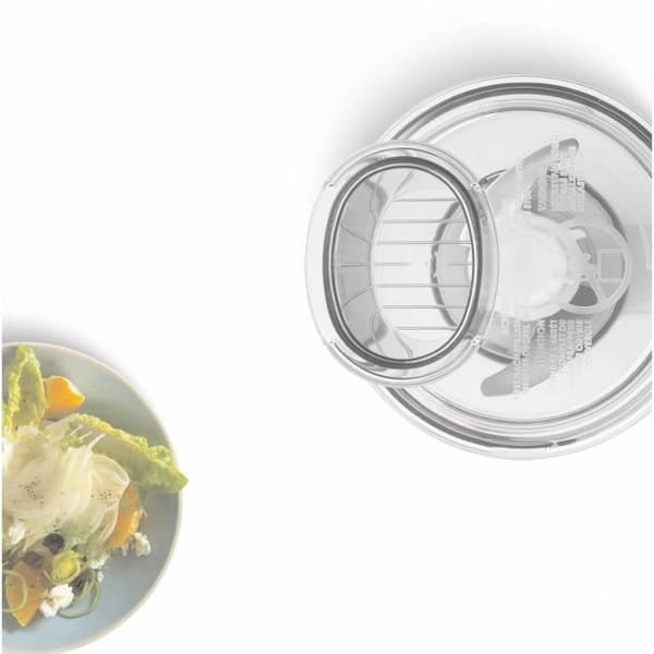 Multimixer - BOSCH - För Köksmaskin MUM5 - Universalkniv, rivjärn och tvåeggad skiva - Transparent vit