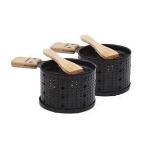 Cookut Set med 2 individuella ljusracletter - Svart