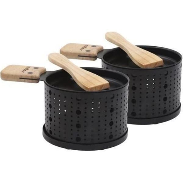 Cookut Set med 2 individuella ljusracletter - Svart