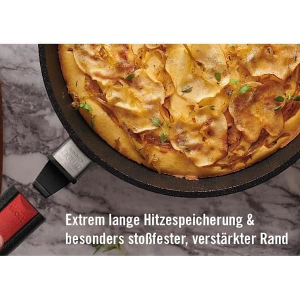 Woll nowo Titanium Marmite i Gjutjärn med Glaslock 20 cm