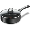 Miniatyrbild 1 av 4: Sauteuse Tefal Unlimited 24 cm med glaslock, Induktion, Rivtålig non-stick beläggning, Thermo-Signal, Tillverkad