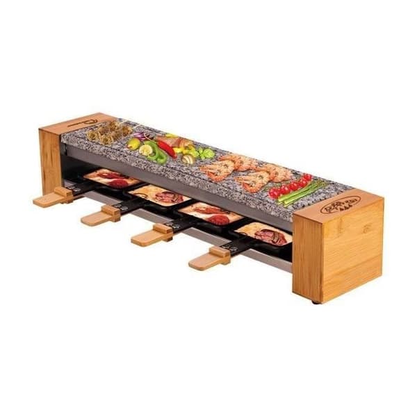 Raclette / Sten 4 personer - LITE BALANS - Moo...! - trä - 600W