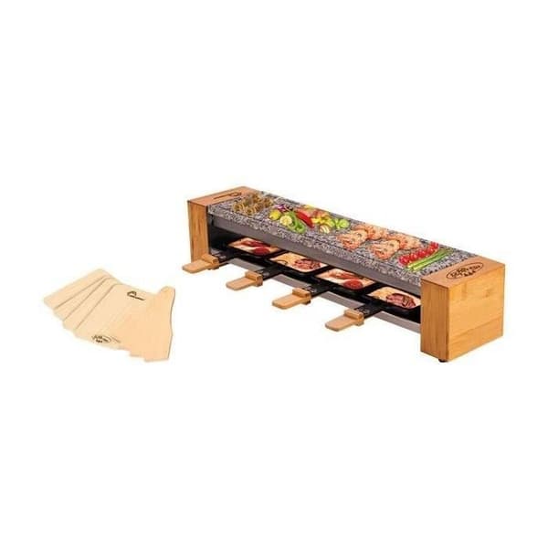 Raclette / Sten 4 personer - LITE BALANS - Moo...! - trä - 600W