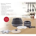 Miniatyrbillede 6 af 6: Køkkengrejsæt - Alle kogeplader inklusive induktion - ART & CUISINE - AC1824 - Aluminium - 18 dele - Non-stick - Aftageligt håndtag