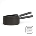 Miniatyrbillede 1 af 6: Sæt med 2 gryder - LIVOO - MEP154N - Non-stick belægning uden PFOA eller PFOS - Silikonehåndtag - Alle kogeplader inklusive induktion