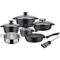 Miniatyrbillede 1 af 6: GSW - 414562 - Batteri - Smedet aluminium massiv GOURMET GRANIT - 10 stk. - Induktion - VITAFLON GRANIT Belægning