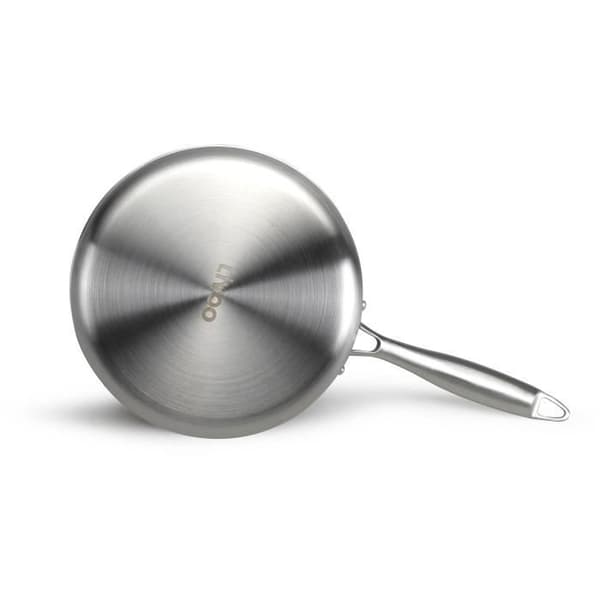 Brigade - 20 cm rustfri stålgryde - LIVOO - MEP161 - Tredobbelt rustfrit stål - Velegnet til alle kogeplader, inklusive induktion - Lavet i Frankrig