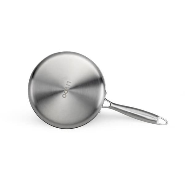 Brigade - 18 cm ruostumattomasta teräksestä valmistettu kattila - LIVOO - MEP160 - Kolminkertaisesti ruostumatonta terästä - Sopii kaikille lämmönläht