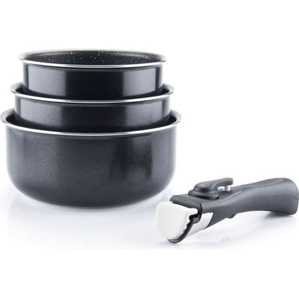 ARTHUR MARTIN Set med 3 stekpannor 16/18 / 20 cm all värme inklusive induktion