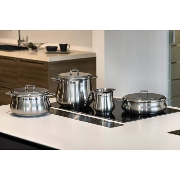 Barazzoni Tummy Batteri 8 pcs Set - Rostfritt stål 1810 - Tillverkat i Italien
