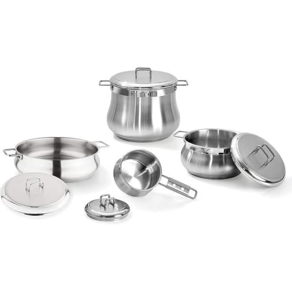 Barazzoni Tummy Batteri 8 pcs Set - Rostfritt stål 1810 - Tillverkat i Italien