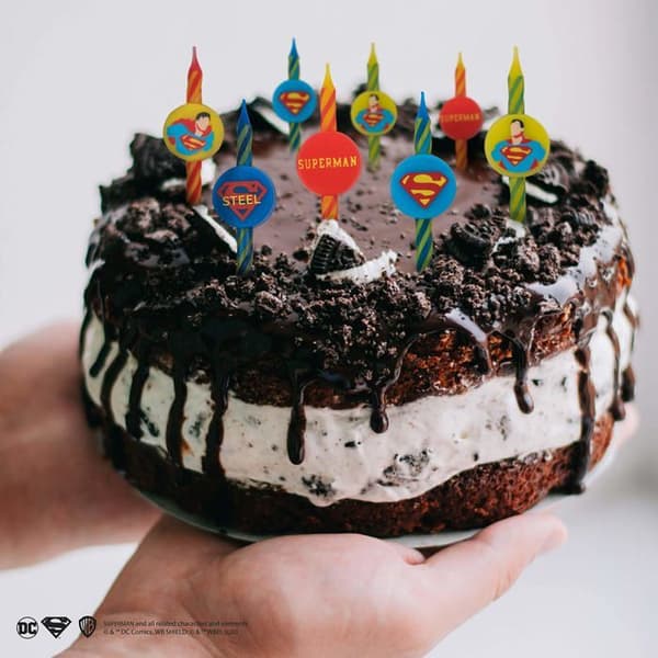 Cinereplikor - A2C87EF6E3 - DC Comics - Superman Birthday Candles (uppsättning om 10) - Officiell licens