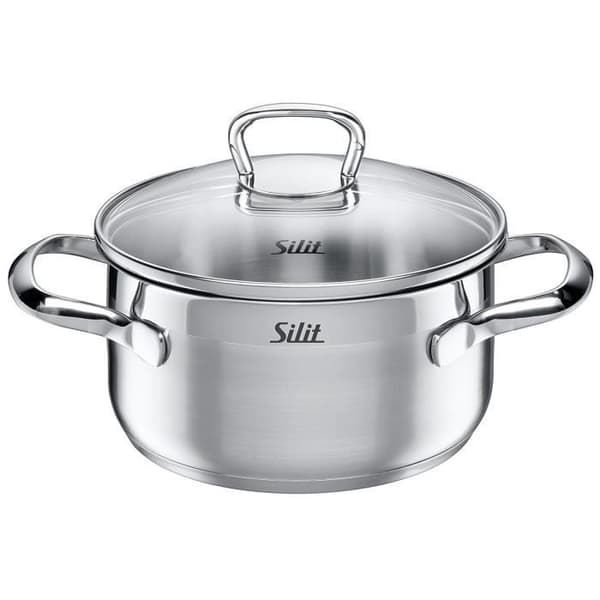 Silit Set om 4 Grytor i Rostfritt Stål, Silver, 24 cm - 2109273608