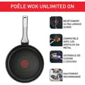 Miniatyrbild 2 av 4: Sauteuse Tefal Unlimited 24 cm med glaslock, Induktion, Rivtålig non-stick beläggning, Thermo-Signal, Tillverkad
