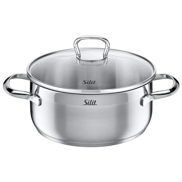 Silit Set om 4 Grytor i Rostfritt Stål, Silver, 24 cm - 2109273608