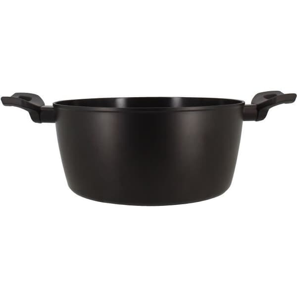 Häll - MENASTYL - 6020647 - Smidd aluminium - 24 cm - Svart - Lämplig för alla värmekällor inklusive induktion