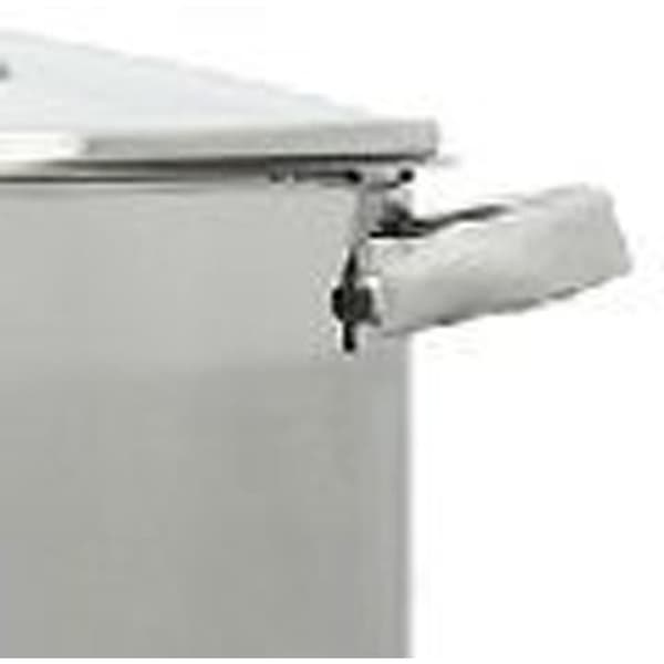 Gryta med lock - MENASTYL - 4615455 - Rostfritt stål - 9 liter - Alla spishällar inklusive induktion