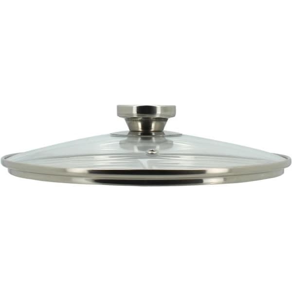 Gryta med lock - MENASTYL - 4615455 - Rostfritt stål - 9 liter - Alla spishällar inklusive induktion