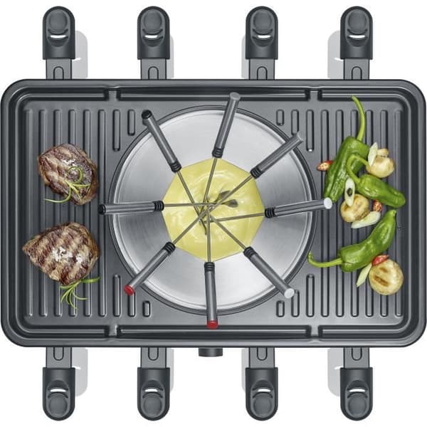Raclette- och fondueapparat SEVERIN - RG2347 - För upp till 8 personer - 1400W