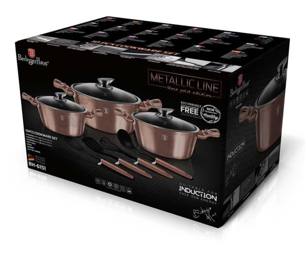 Berlinger Haus Roséguld Granit Kokkärlsset Bh-6151 Lumarko!