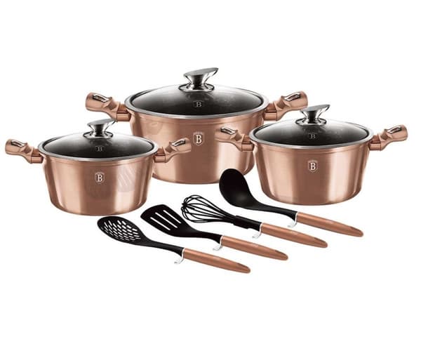 Berlinger Haus Roséguld Granit Kokkärlsset Bh-6151 Lumarko!