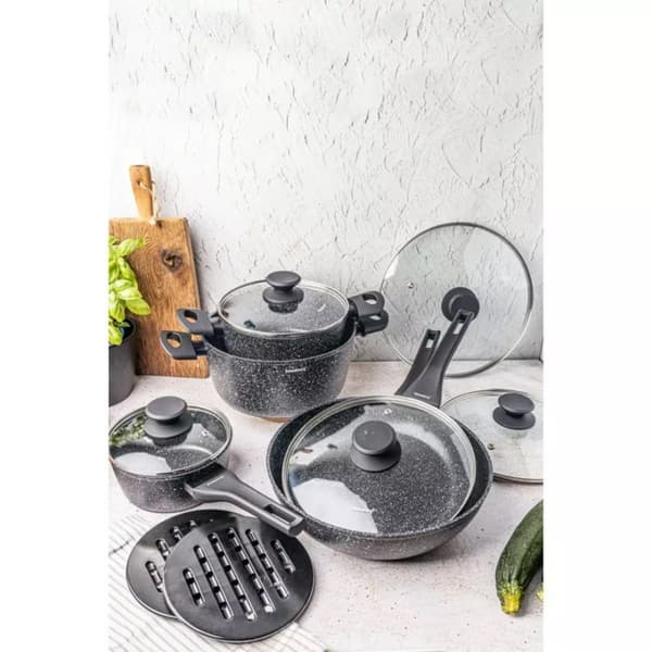 Set med 12 marmorkrukor Klausberg Kb-7657 Lumarko!