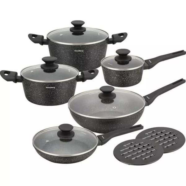 Set med 12 marmorkrukor Klausberg Kb-7657 Lumarko!