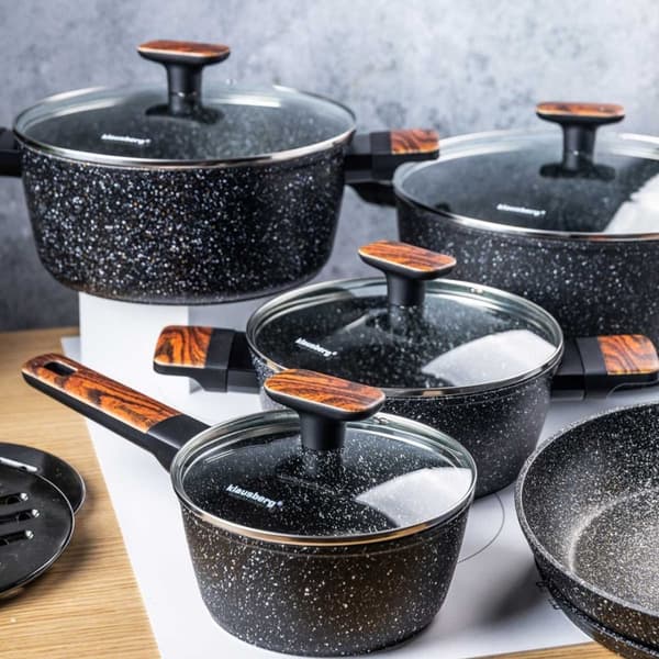 Set med 12 marmorkrukor Klausberg Kb-7831 Lumarko!