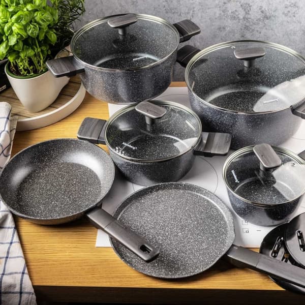 Sæt med 12 marmorpotter Klausberg Kb-7832 Lumarko!