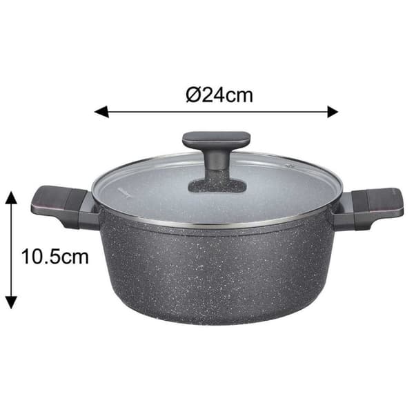 Sæt med 12 marmorpotter Klausberg Kb-7832 Lumarko!