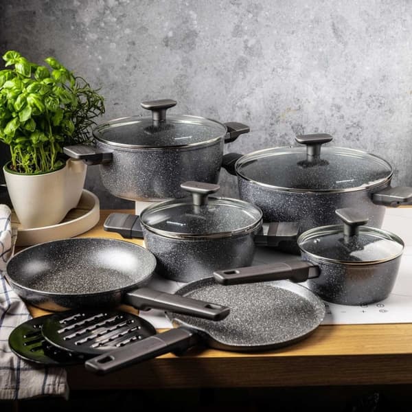 Sæt med 12 marmorpotter Klausberg Kb-7832 Lumarko!