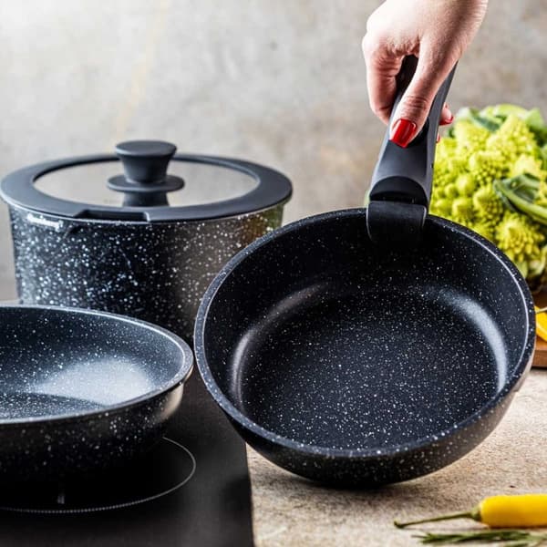 Sæt med 5 marmorpotter Klausberg Kb-7858 Lumarko!
