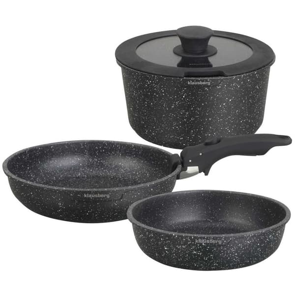 Sæt med 5 marmorpotter Klausberg Kb-7858 Lumarko!