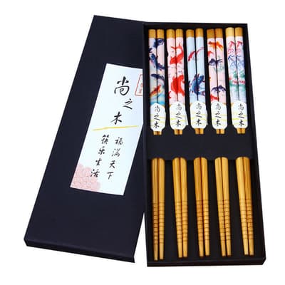 Bamboo Chopstick Chop Sticks Sushi Long Sticks Nuddles
