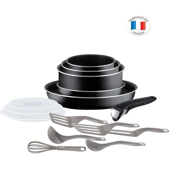 TEFAL INGENIO ESSENTIAL Kogesæt 15 stykker L2009202 16-18-20-26 cm Alle varmekilder undtagen induktion