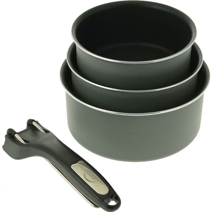 SITRAM Sæt 3 gryderetter 16/18 / 20 cm tous feux dont induktion + fyr