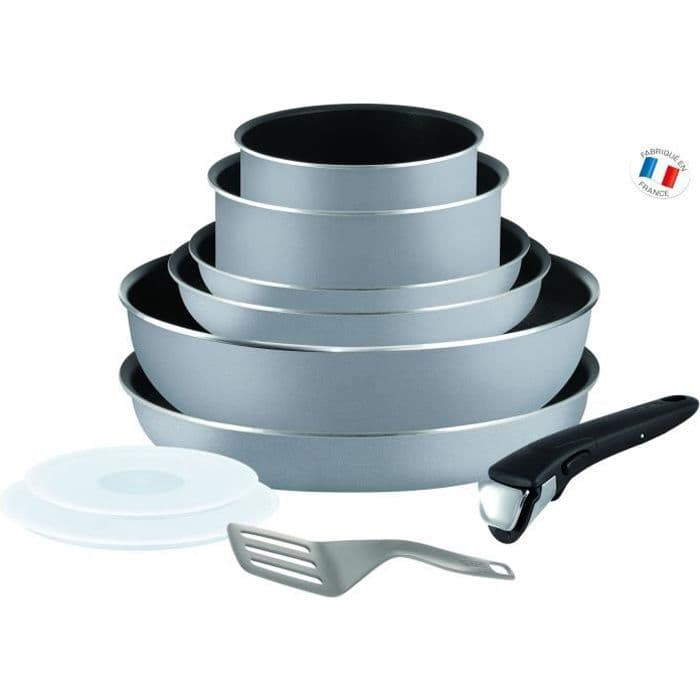 TEFAL INGENIO ESSENTIAL 10-delt køkkengrej L2149602 16-18-20-22-26cm Alle varmekilder undtagen induktion